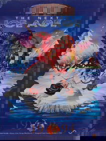 1994 Chicago Blackhawks The Next Ice Age Inaugural Year Poster