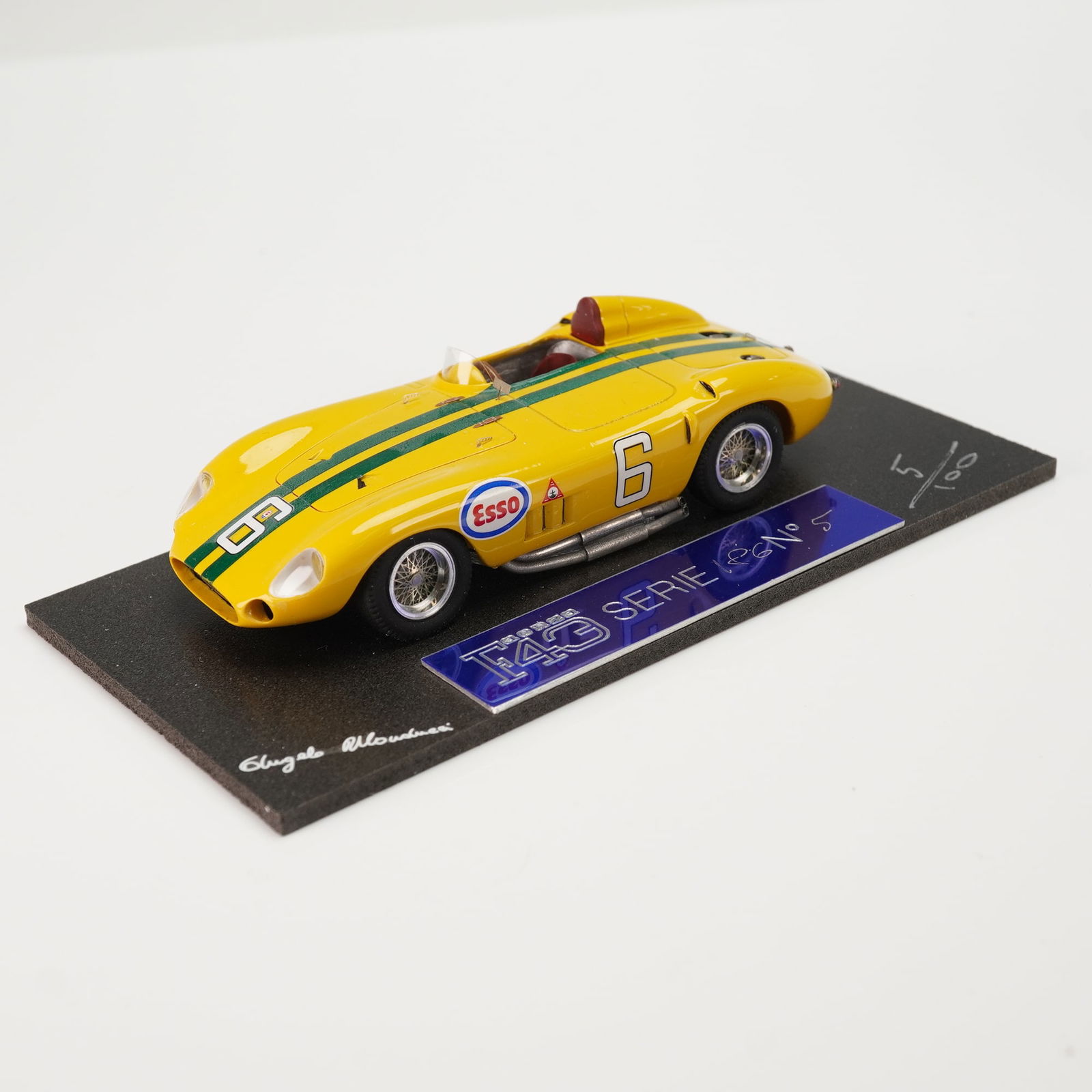 A Limited Edition 1:43 Scale Model of the Maserati 300S #6, GP Cuba 1957 (1 of 5)