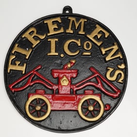 Virginia Metalcrafters Firemen's Insurance Co. Display Plaque