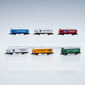 Marklin Mini Club Z Scale Brewery Freight Car Set