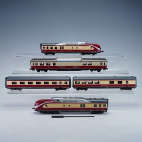 5pc Roco Trans Europe Express Train Set, BR VT 11.5 (VT 601), Boxed