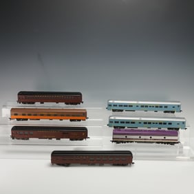 7pc Rivarossi HO Scale Passenger Cars and Diesel Locomotive