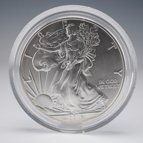 2016-W American Eagle Silver Dollar One Ounce Uncirculated Coin