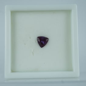 0.75 CT Russian Lab Alexandrite Trillion Cut Gemstone