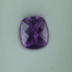 3.65 CT Amethyst Cushion Cut Gemstone