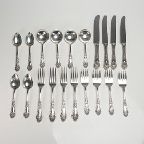 20pc Reed & Barton Sterling Flatware Set, French Renaissance