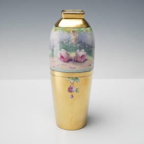 Pickard by Franz Vobornik Porcelain Hand Painted Floral Vase
