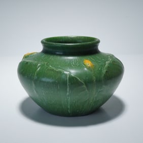 Ephraim Faience Pottery Brussels Vase, Signed by Kevin Hicks