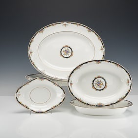 5pc Wedgwood Bone China Serving Set, Osborne