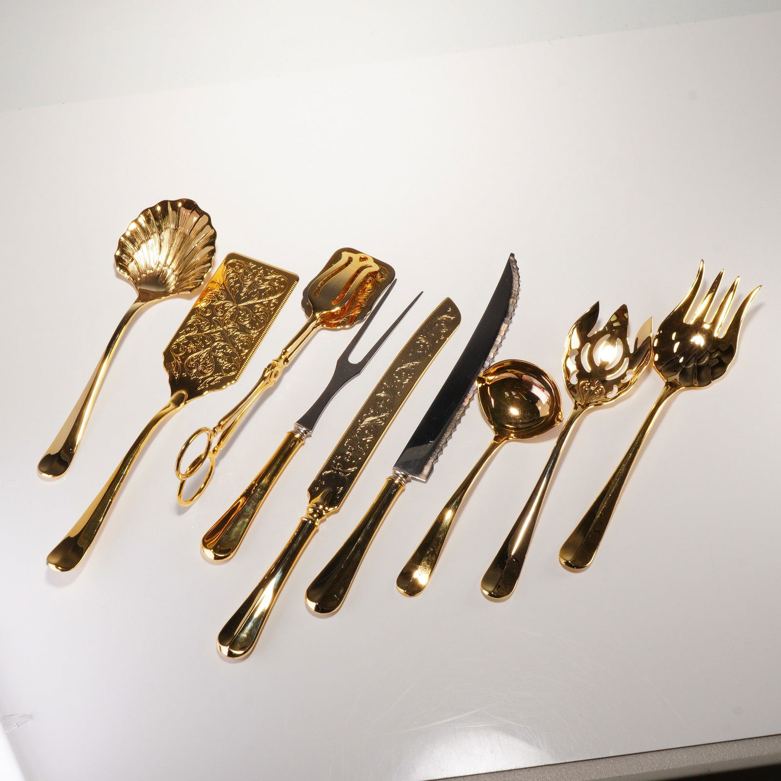 9pc Italy Silverplated Serving Utensils (1 of 7)