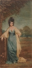 S. A. Edwards (English/American 1862-1938) Mezzotint on Paper, Signed