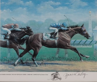 Jenness Cortez (American, b. 1944) Offset Lithograph w/ Remarque, Signed