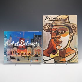 2pc Art Books, Picasso and Delacroix
