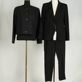3pc Armani Collezioni Blazer & Escada Black Suit