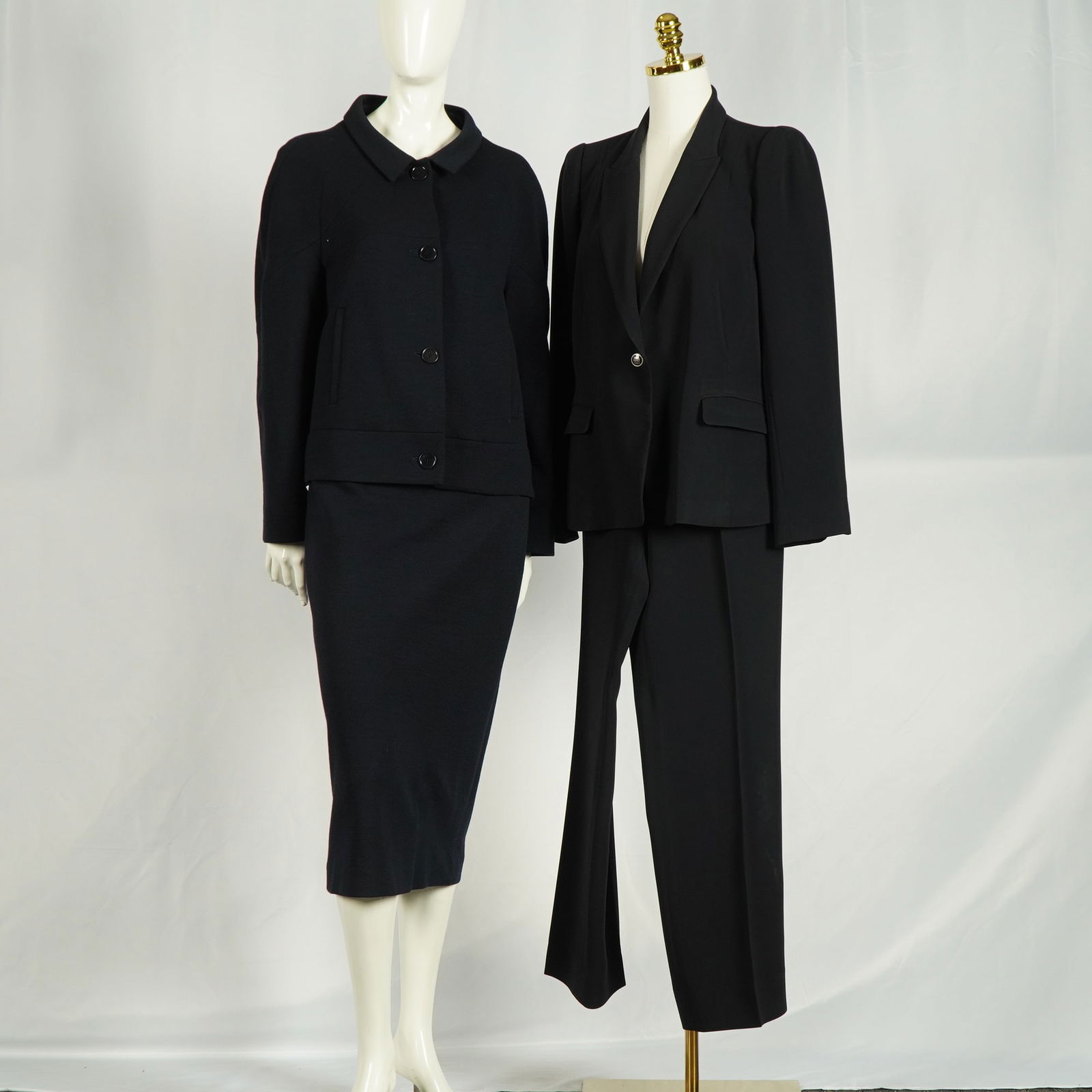 4pc Escada and Gerard Darel Black Wool Suits (1 of 5)