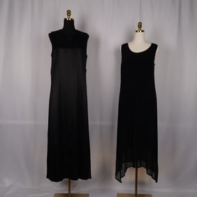 2pc DKNY and Travelers by Chicos Black Sleeveless Dresses