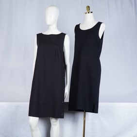 2pc Little Black Dresses, Escada and St. John