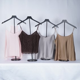 4pc Armani, Johnny Was, Tahari & Ralph Lauren Camisoles