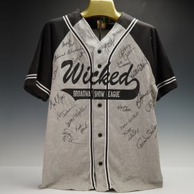 Wicked Broadway Show League Jersey, Cast-Signed