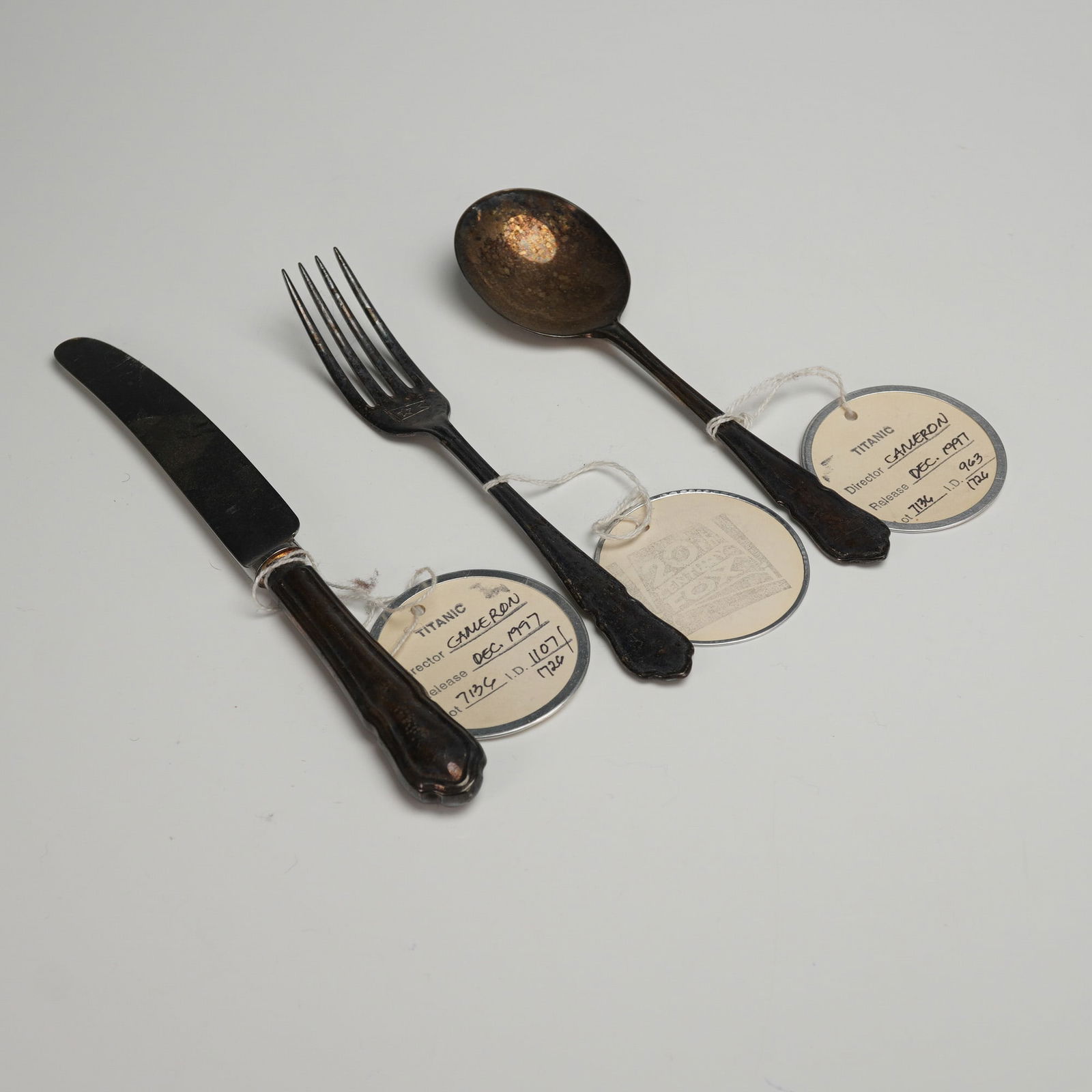 3pc Titanic Production Tagged EPNS Sheffield Flatware (1 of 5)