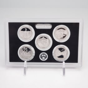 2011-S United States Mint America The Beautiful Quarters Silver Proof Set