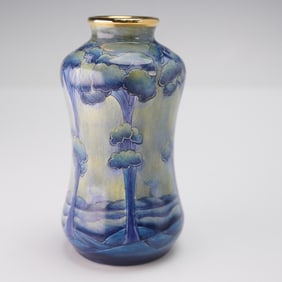 Moorcroft Hazeldene Limited Edition Vase, Designed by J. Bishop