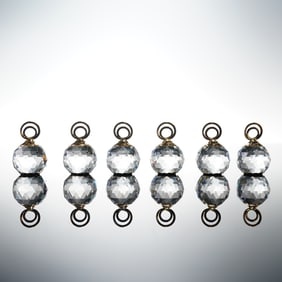 Swarovski Crystal Place Card Holders, Set of Six