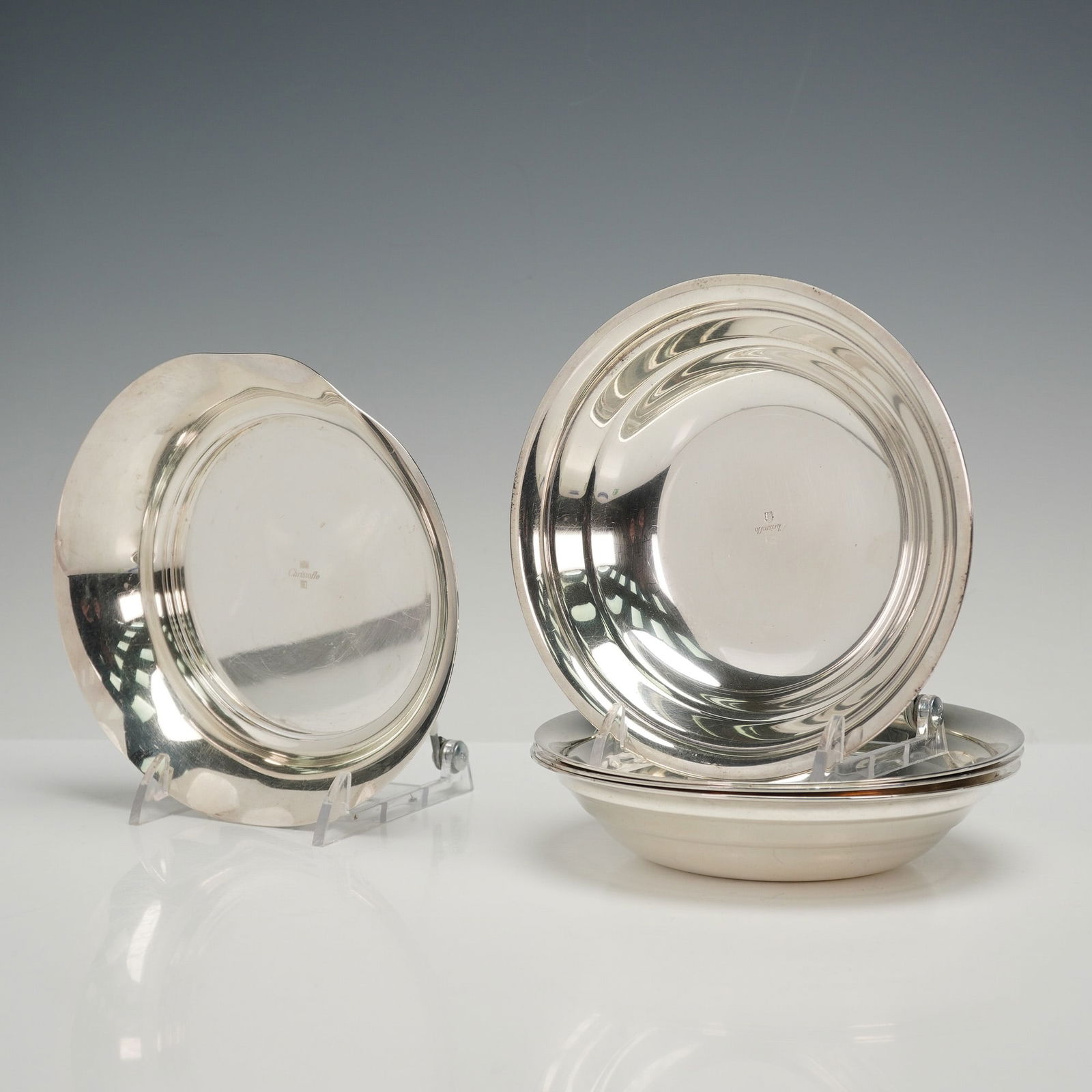 5pc Christofle Silver Plated Shallow & Deep Bowls (1 of 4)
