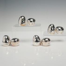 4 Pairs of Christofle Silver Plated Salt & Pepper Shakers