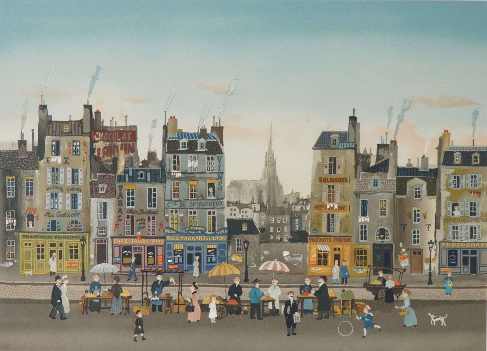 Michel Delacroix (French, b. 1933) Artist Proof Lithograph on Paper Signed (1 of 8)