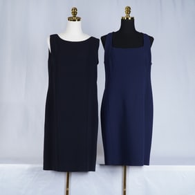 2pc Sleeveless Dresses, Navy Ralph Lauren and Black Gerard Darel