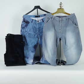 3pc Kenneth Cole, Just Cavalli, & Ben Sherman Trousers