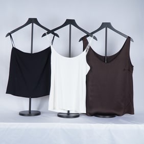 3pc Escada Silk Camisoles and Tank Top