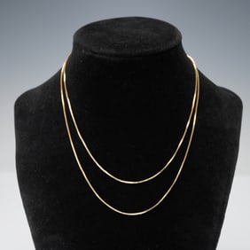 14K Italian Gold Chain Necklace