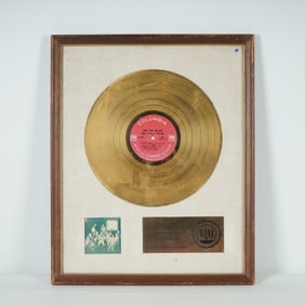 RIAA Gold Record Award to Fred Lipsius for Child Is Father to the Man