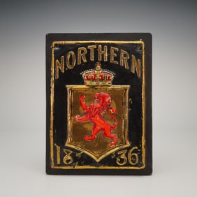 Northern Assurance Company by E. V. Jackson Reproduction Fire Mark Plaque