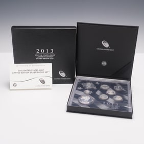 2013-W & S United States Mint Limited Edition Silver Proof Set
