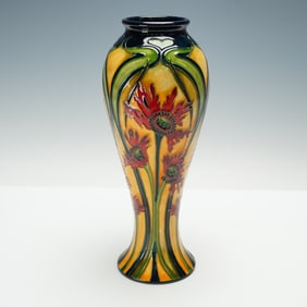 Moorcroft by Nicola Slaney Pottery Vase, Ragged Poppy
