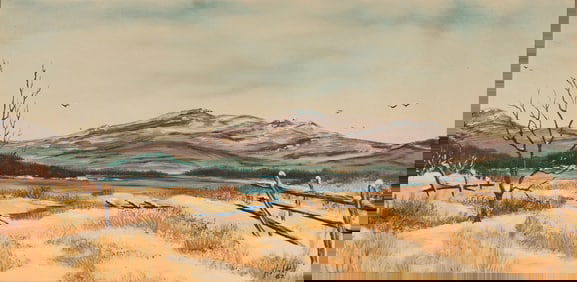 Oil on Board Painting, A Touch of Canada: Cold Fingers, Signed & Dated