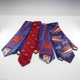 4pc Men's Neckties, Buffalo Bills