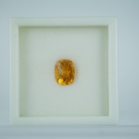 1.90 CT Citrine Cushion Cut Gemstone