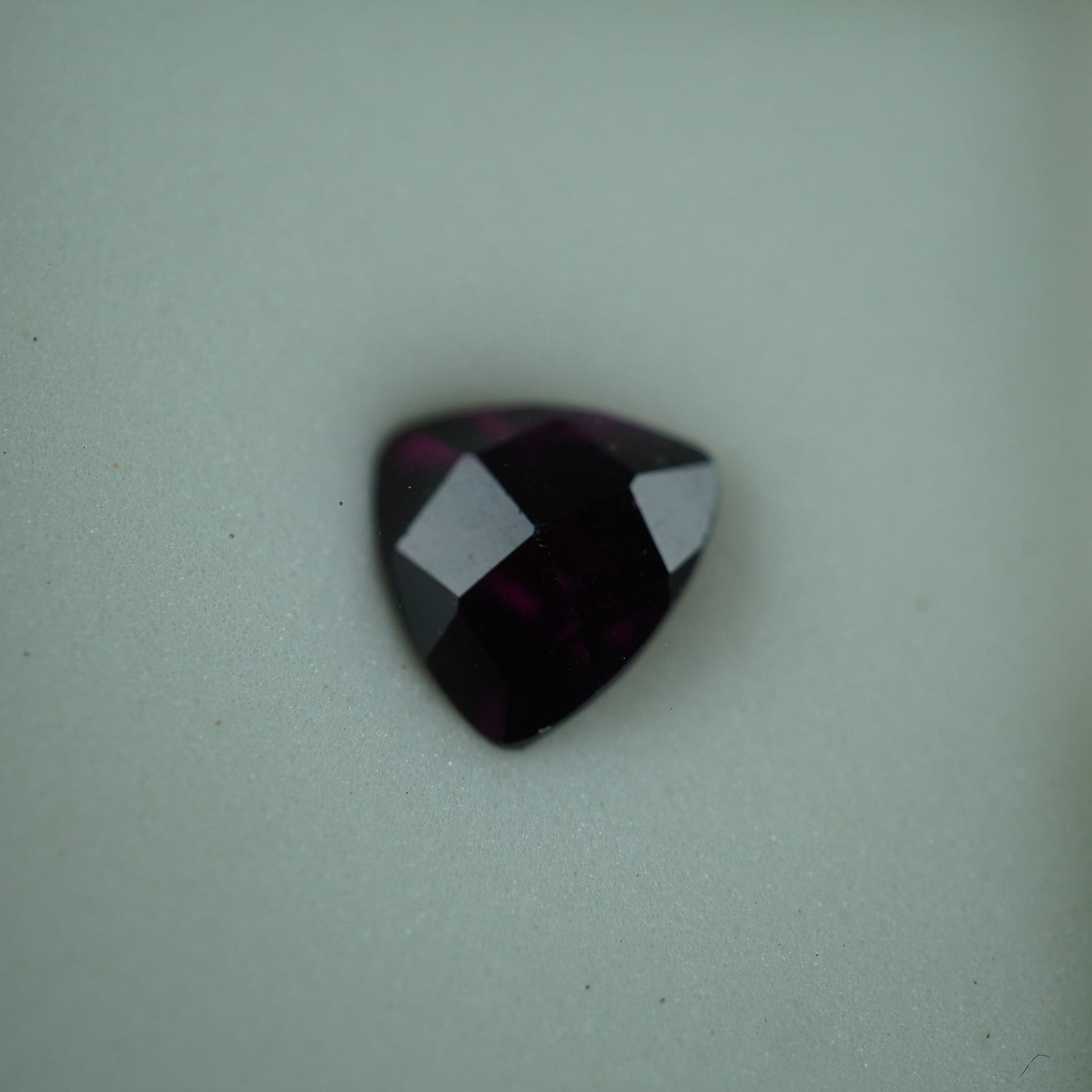 2.00 CT Rhodolite Garnet Trillion Cut Gemstone (1 of 2)