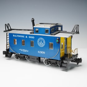 Aristo-Craft Baltimore & Ohio Steel Caboose Model Train, G Scale