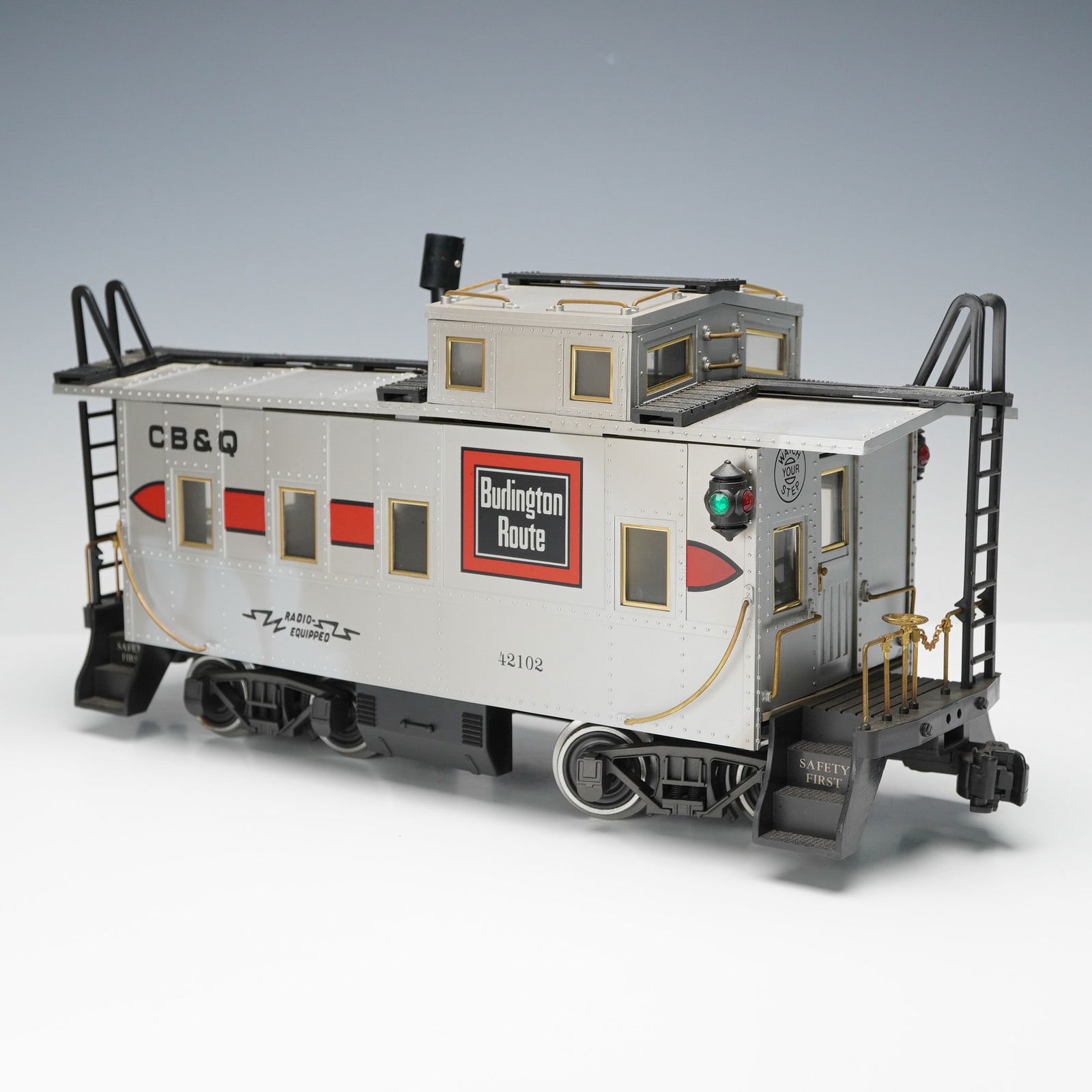 REA Burlington Route Caboose Car Model Train (1 of 5)