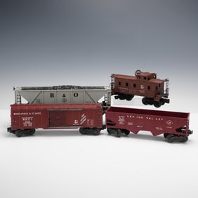 4pc Lionel O-Gauge Freight Cars