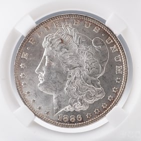 1886 United States Morgan Silver Dollar Coin
