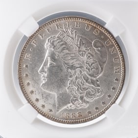 1888 United States Morgan Silver Dollar Coin
