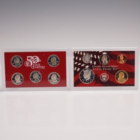 2pc 2003-S United States Mint Silver Proof Set
