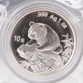 1999 People's Republic of China Silver 10 Yuan Panda