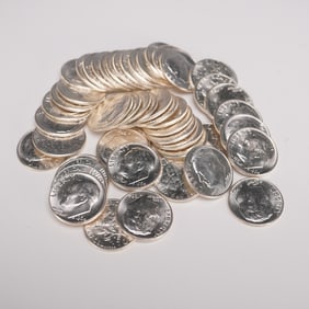 5 Rolls of 1946 to 1964 Silver Roosevelt Dimes